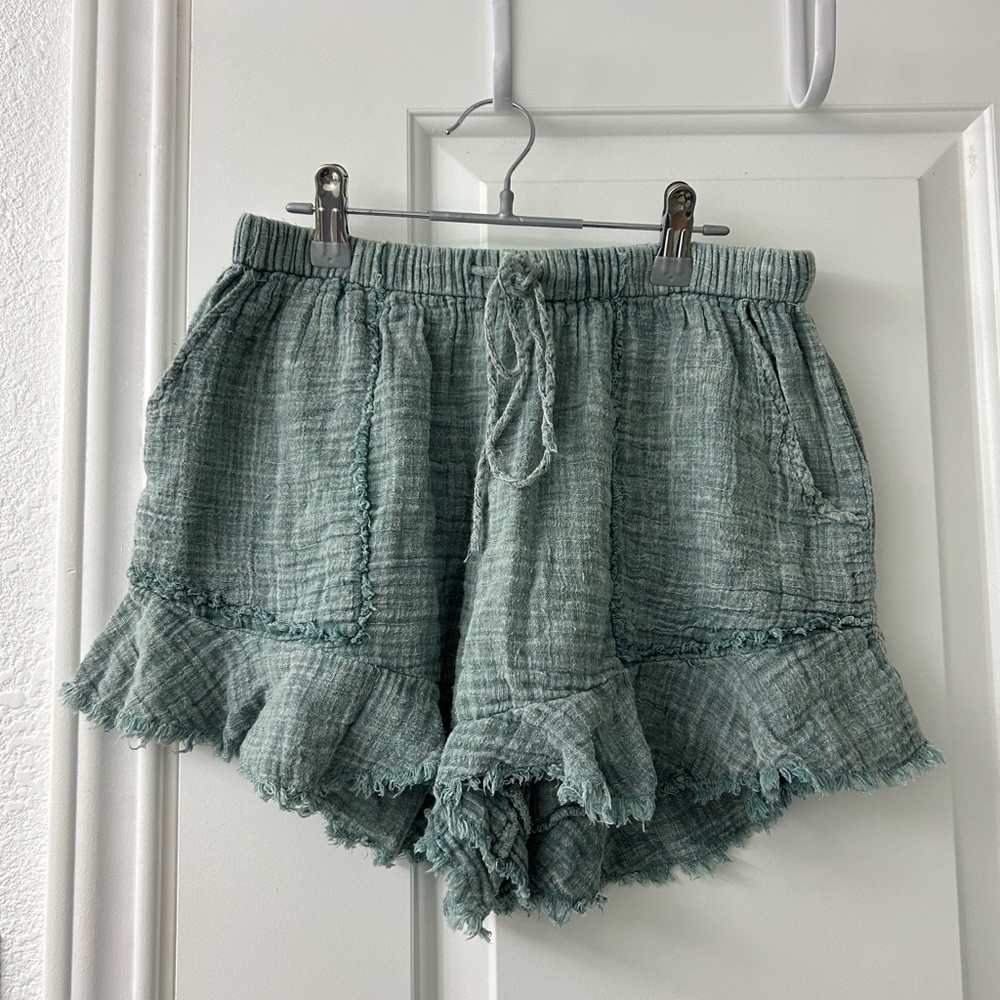 Free People Ruffle Shorts